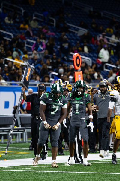 Detroit Cass Tech vs King — PSL Championship at Ford Field, football photo 14