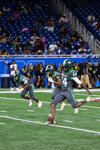 Detroit Cass Tech vs King — PSL Championship at Ford Field, football photo 17