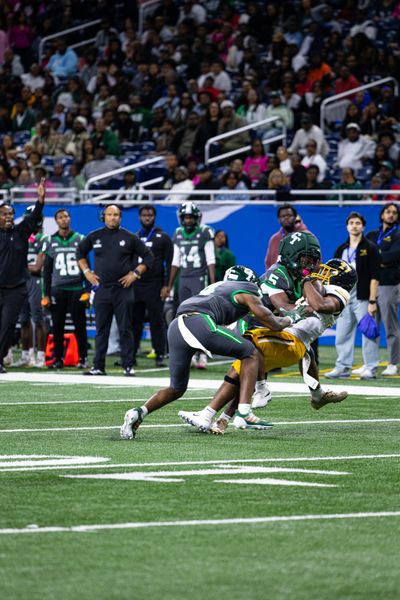 Detroit Cass Tech vs King — PSL Championship at Ford Field, football photo 20
