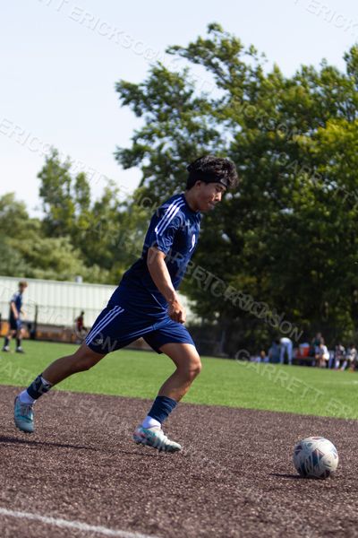 Detroit Country Day vs Cass Tech — Varsity Soccer, soccer photo 70
