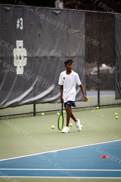 Detroit Country Day Varsity Boys Tennis — Practice, tennis photo 4