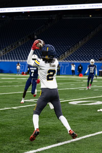 Detroit Denby vs Central — PSL Championship at Ford Field, football photo 2