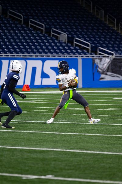 Detroit Denby vs Central — PSL Championship at Ford Field, football photo 5