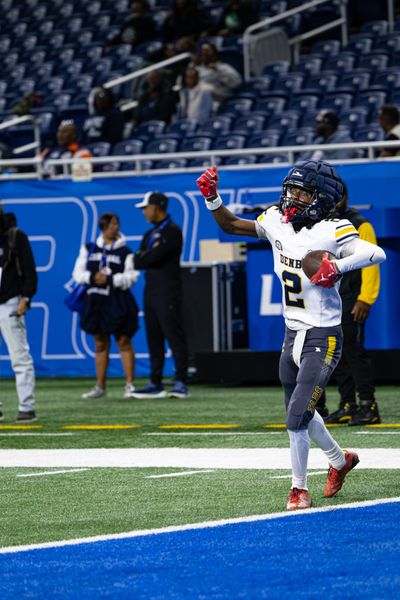 Detroit Denby vs Central — PSL Championship at Ford Field, football photo 7