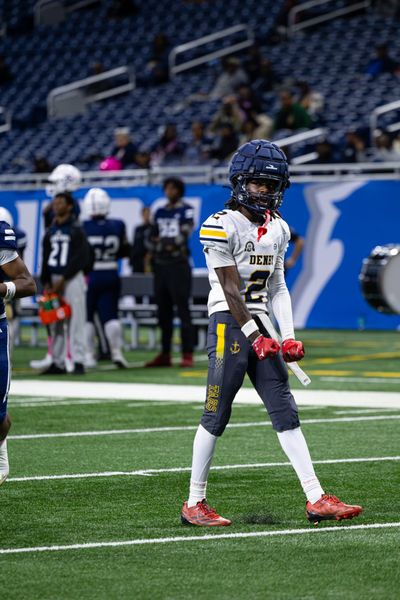Detroit Denby vs Central — PSL Championship at Ford Field, football photo 9