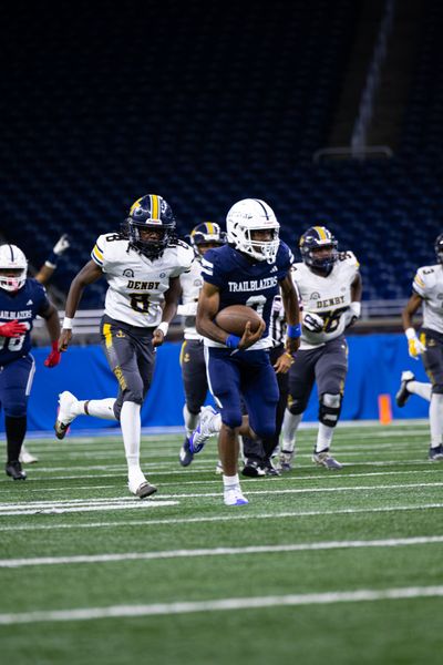 Detroit Denby vs Central — PSL Championship at Ford Field, football photo 12