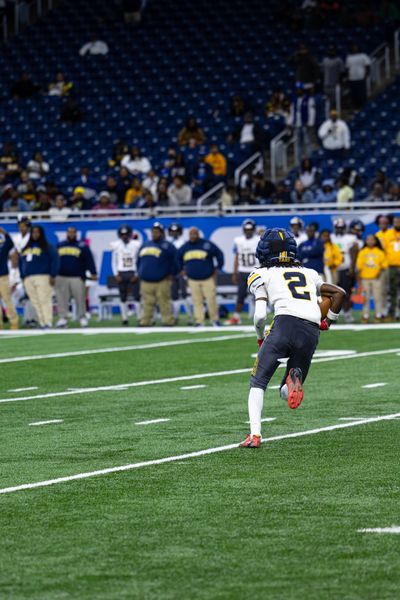 Detroit Denby vs Central — PSL Championship at Ford Field, football photo 15