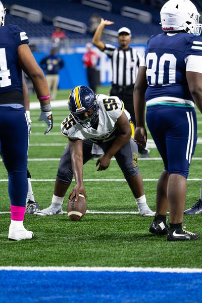 Detroit Denby vs Central — PSL Championship at Ford Field, football photo 16