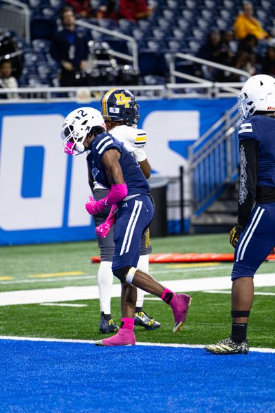 Detroit Denby vs Central — PSL Championship at Ford Field, football photo 17