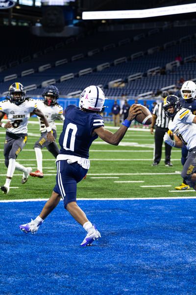 Detroit Denby vs Central — PSL Championship at Ford Field, football photo 18