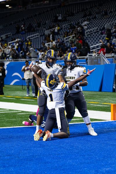Football photo from Denby vs Central — PSL Championship at Ford Field, Ford Field, Detroit, Michigan