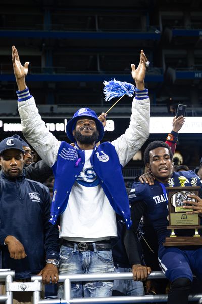 Detroit Denby vs Central — PSL Championship at Ford Field, football photo 26