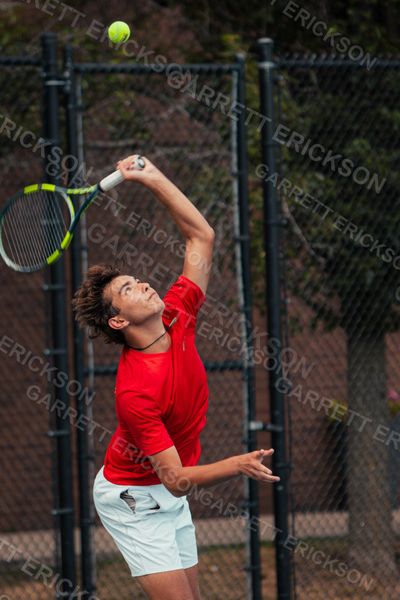 Detroit Country Day vs Liggett — Tennis, tennis photo 3