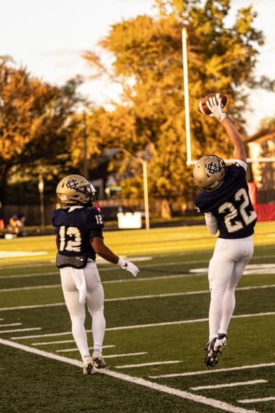 Detroit Country Day Varsity Football vs Loyola, football photo 2