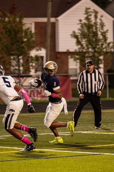Detroit Country Day Varsity Football vs Loyola, football photo 28